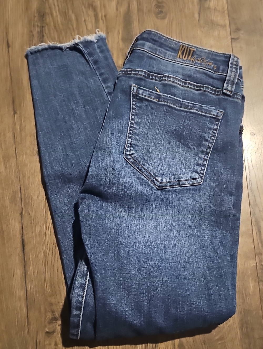 Kut from the Kloth Jeans Skinny Jeans Size 8 Women Stretch Carlo Frayed